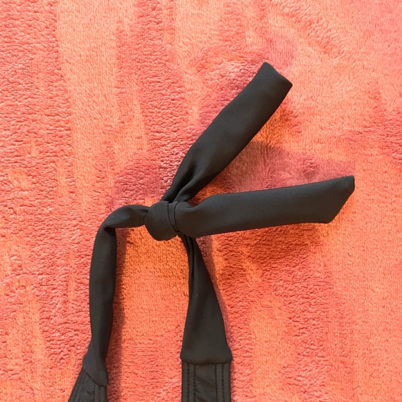 RETRO HOLLYWOOD GLAM BLACK BATHING SWIMSUIT - Picture 5 of 8